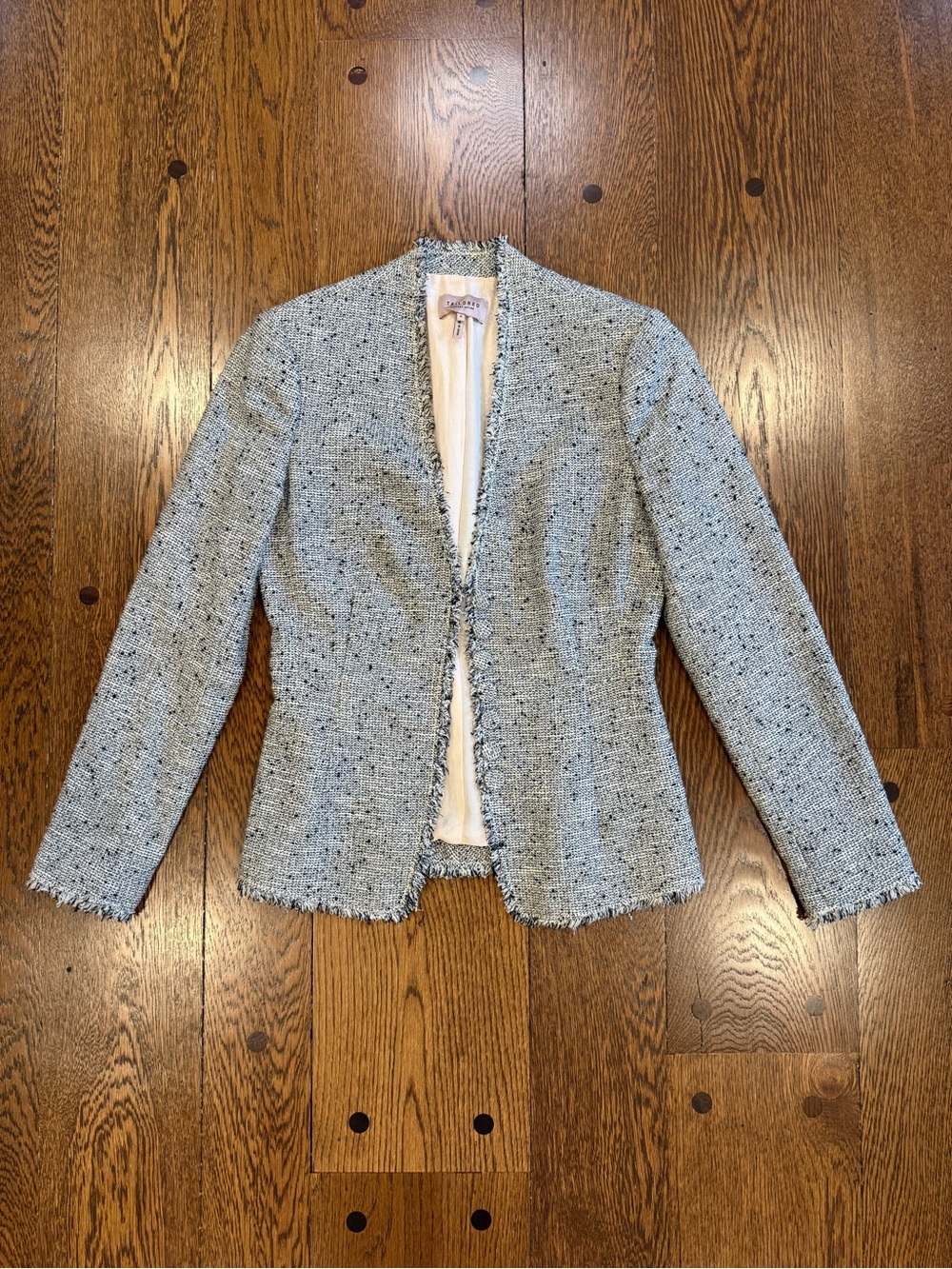 Rebecca Taylor Tailored Textured Tweed Jacket Size 0